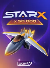 StarX crash game at 950K COM